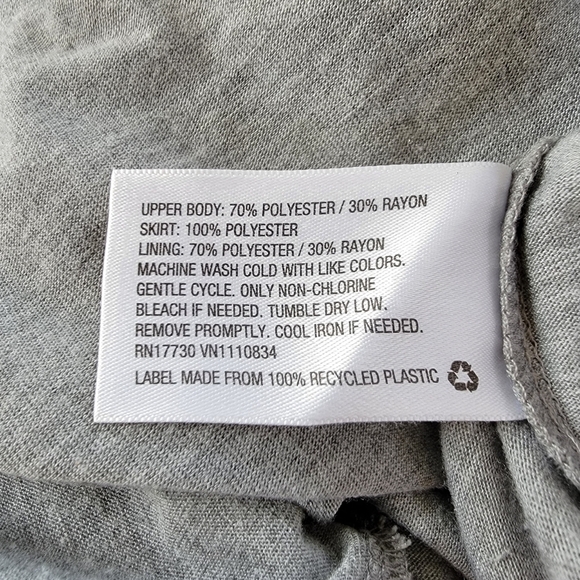 Xhilaration Spaghetti Strap Gray & Cream Lace Dress Size Medium EUC - Picture 10 of 10